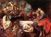 Peter Paul Rubens Christ at Simon the Pharisee Spain oil painting artist